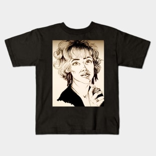 Catherine O'Hara - Tim Burton esque Kids T-Shirt